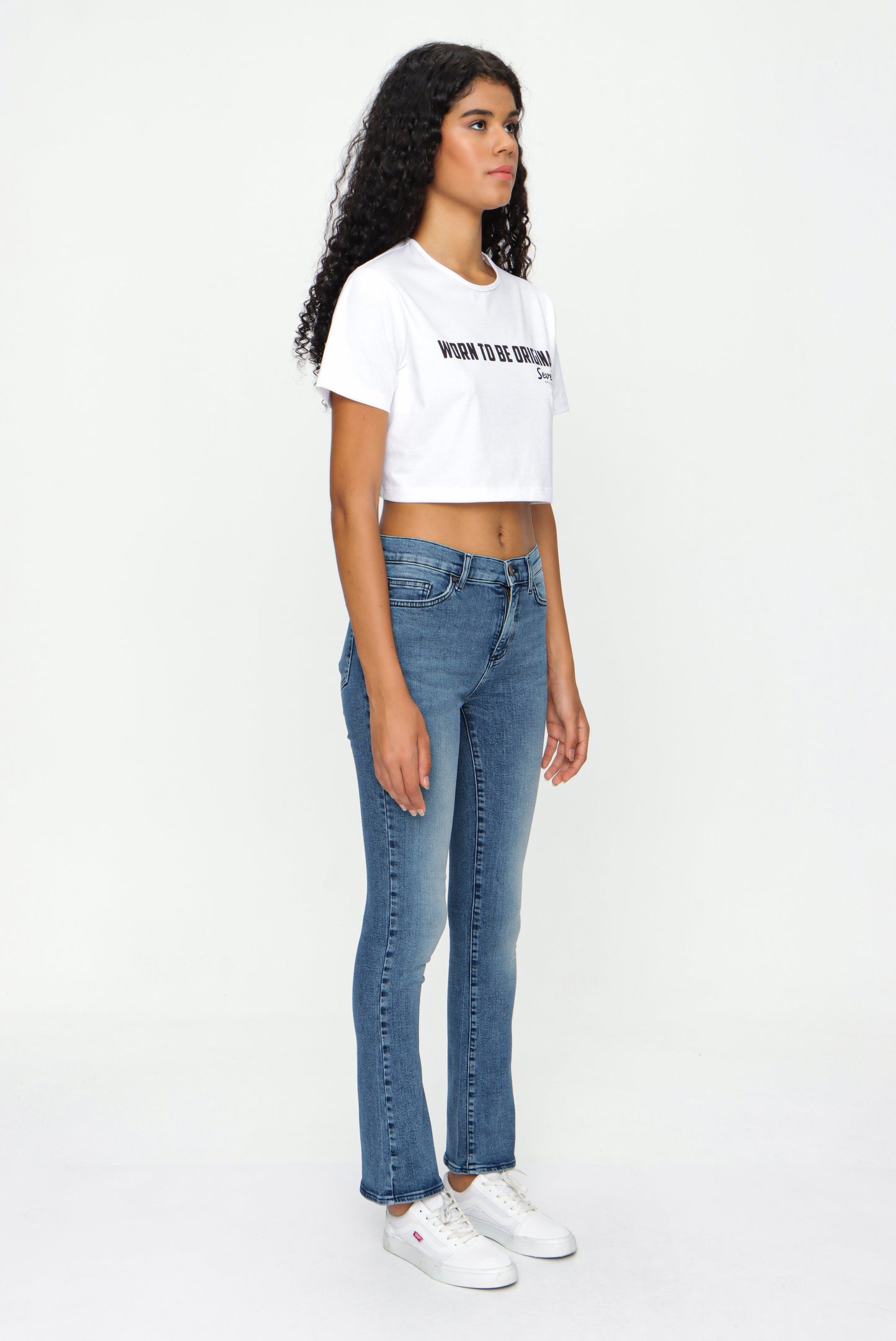 Monica | Boot Cut | Medium Indigo